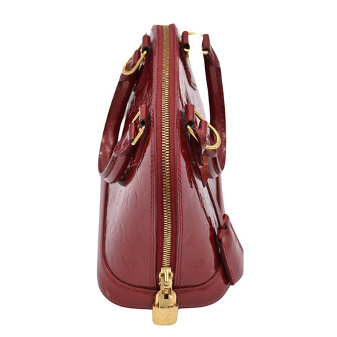 LOUIS VUITTON モノグラムヴェルニ アルマBB ローズアンディアン M91771